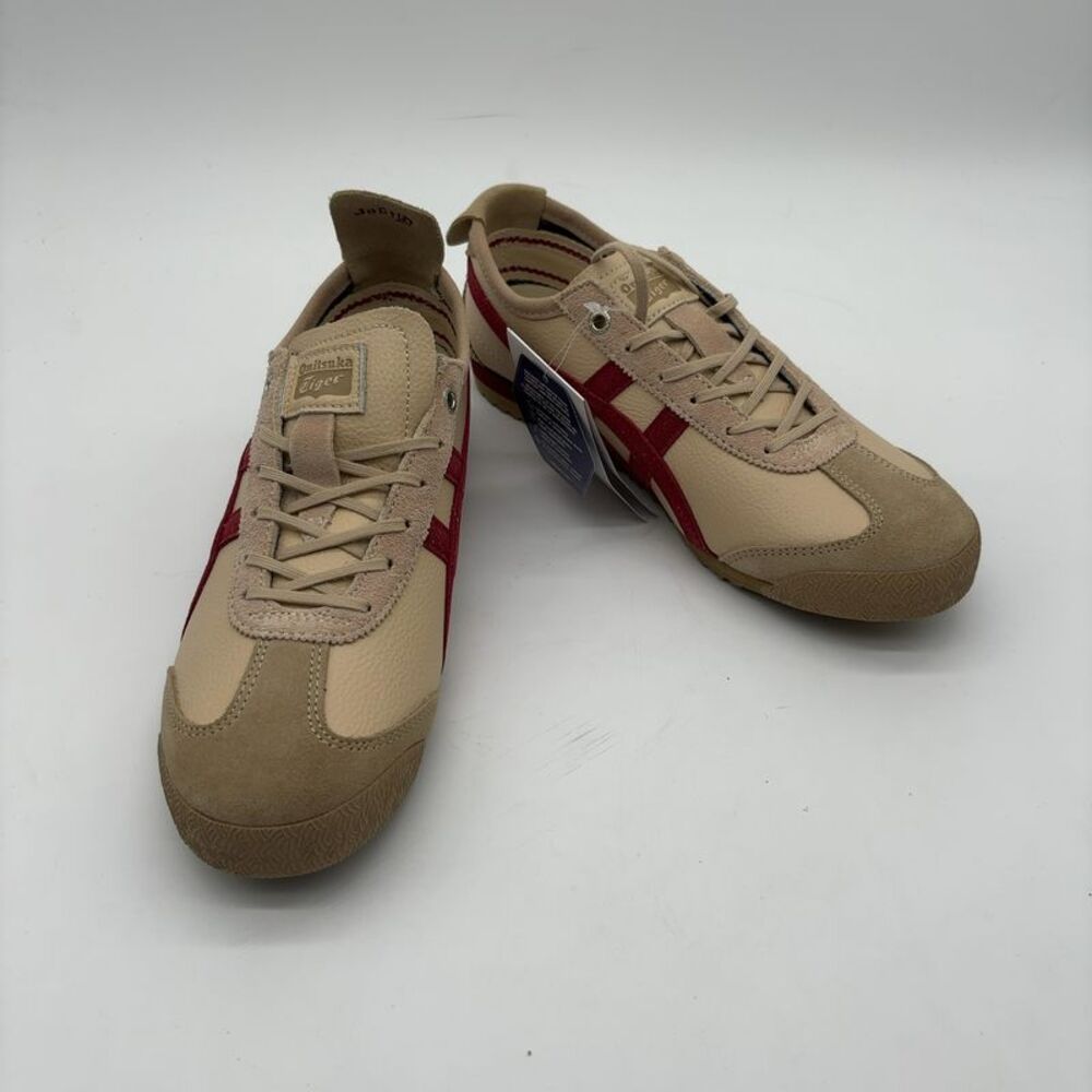 Onitsuka Tiger by Asics Mexico 66 SD Cream Burgundy Sneakers